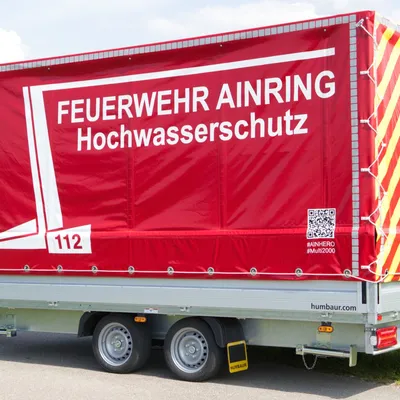 Anhänger Hochwasserschutz